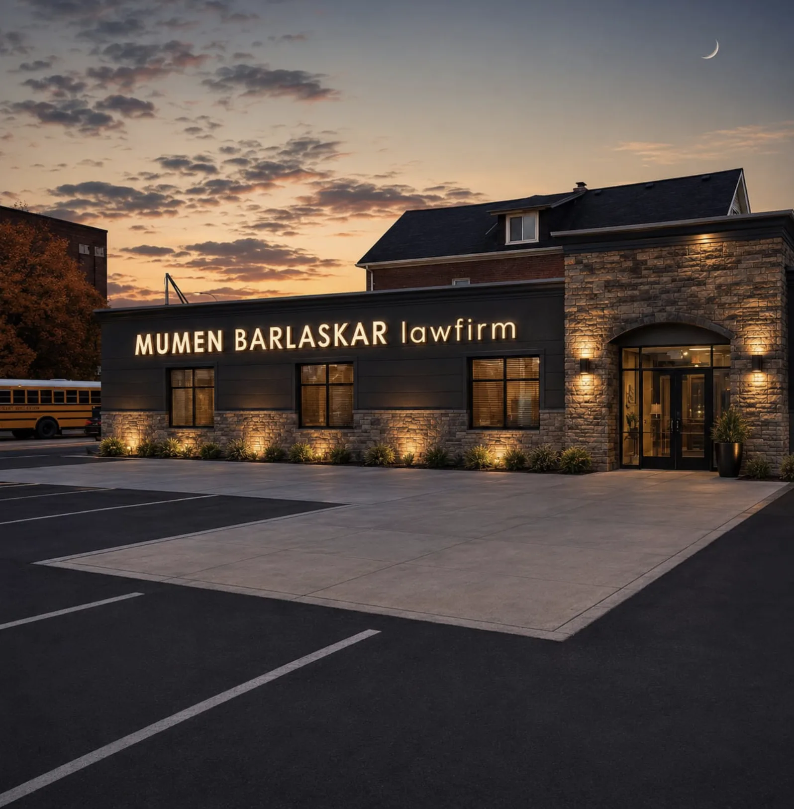 Mumen Barlaskar Law Firm office in Hamtramck, Michigan
